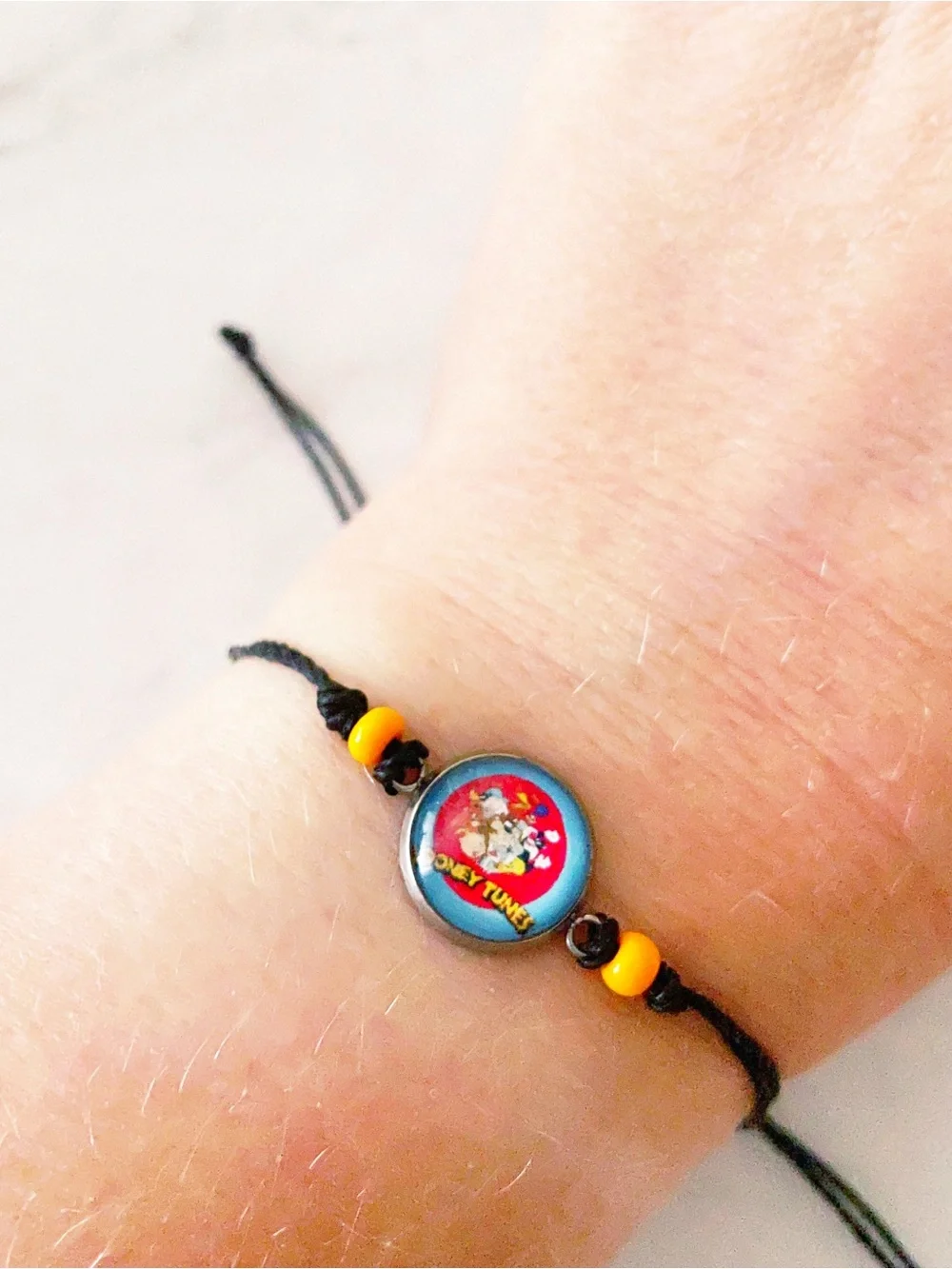 Looney Tunes Adjustable Waterproof Charm Bracelet